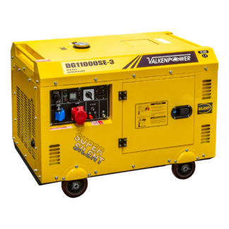 Diesel generator set geluidsgedempt 230V-400V 10kVA