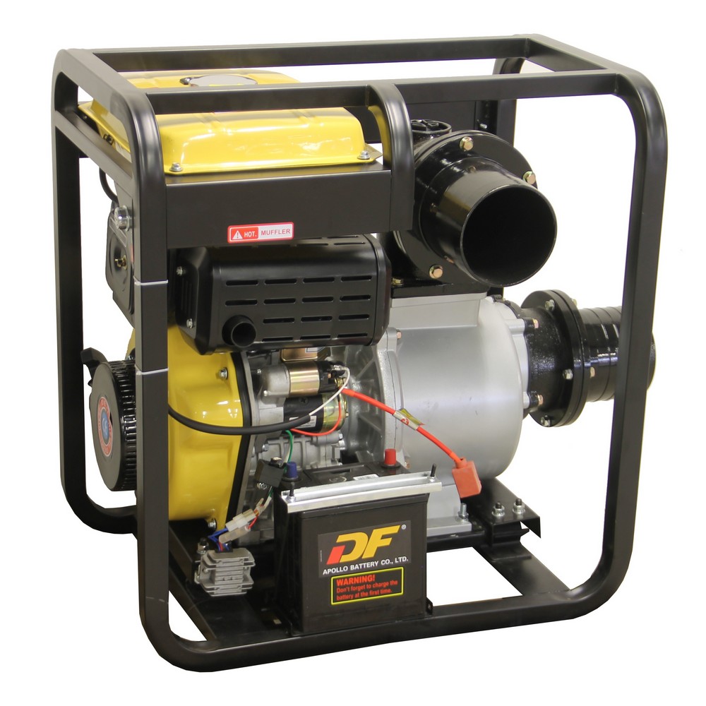 Diesel waterpomp 6'' 150mm elektrische start - Afbeelding 2