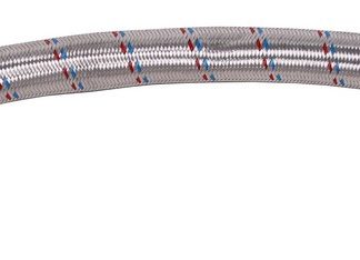 Flexibele metalen slang met bocht 100 cm lang