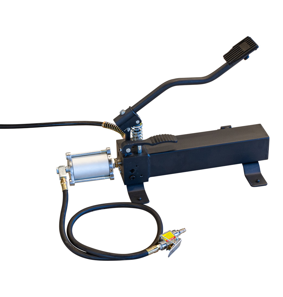 Quadlift 675kg met hydraulische voetpomp en luchtbediend - Afbeelding 4