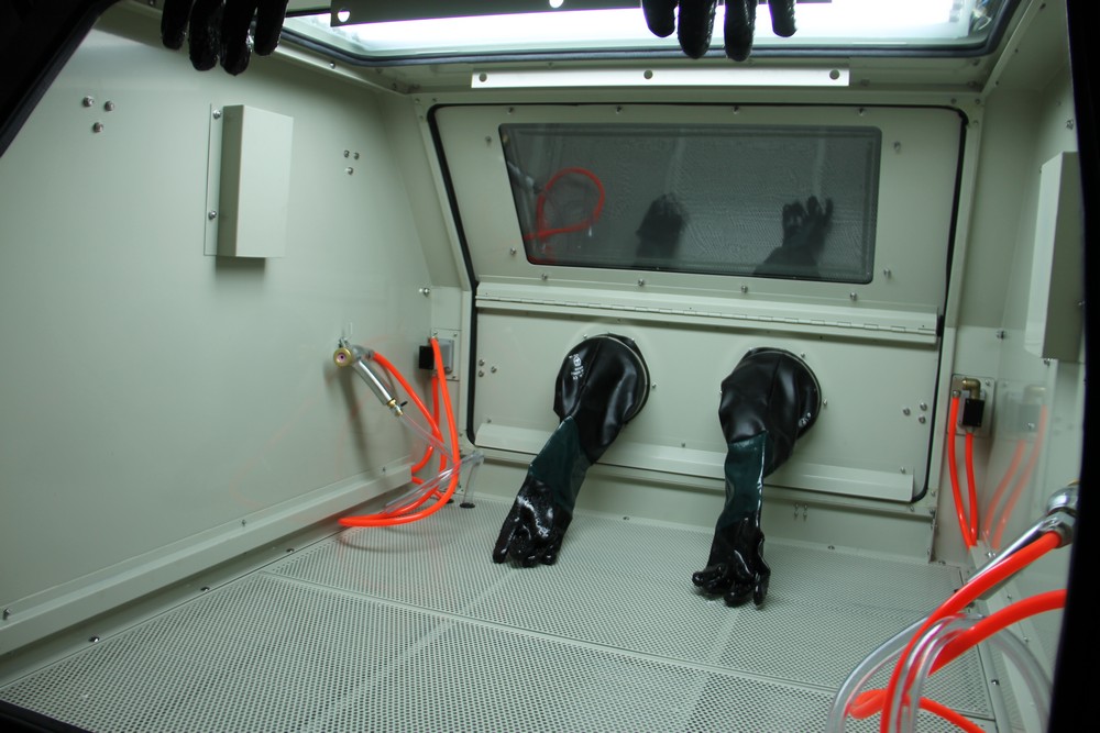 Zandstraalkast 1200 liter - Afbeelding 3