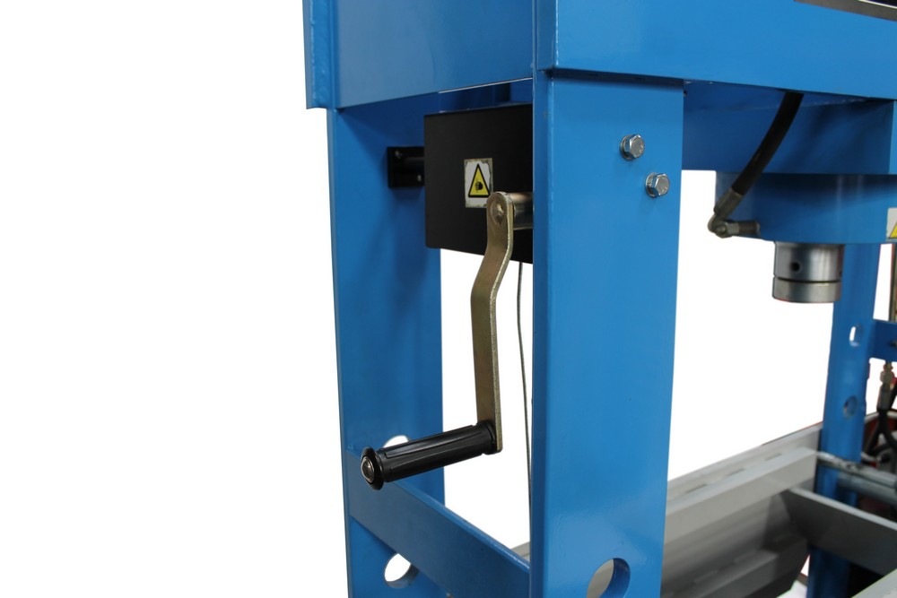 Werkplaatspers elektrisch met handlier 150 ton - Afbeelding 2