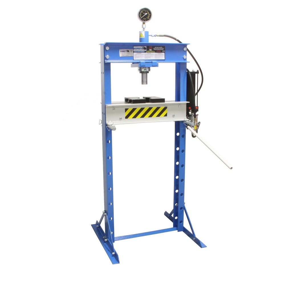 Werkplaatspers lucht hydraulisch 20 ton - Afbeelding 2