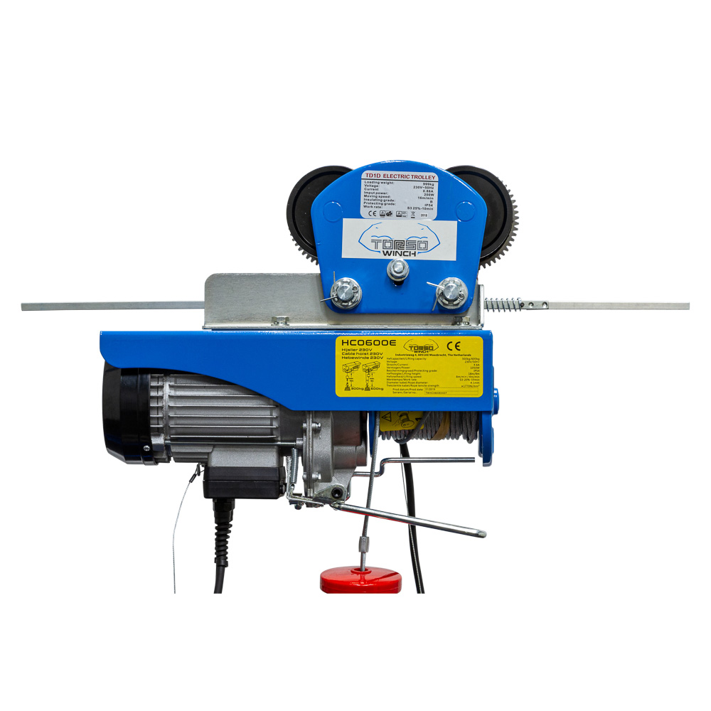 Elektrische loopkat voor takels 1000kg