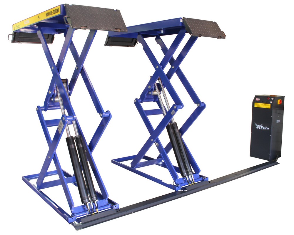Dubbele schaarlift 3000kg 400V - Afbeelding 2