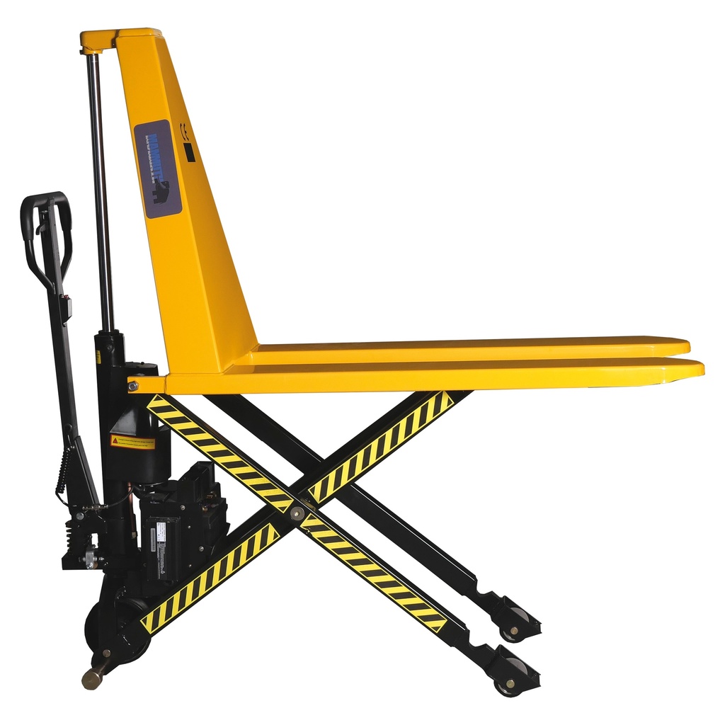 Semi-elektrische hoge lift palletwagen 1000kg - Afbeelding 4