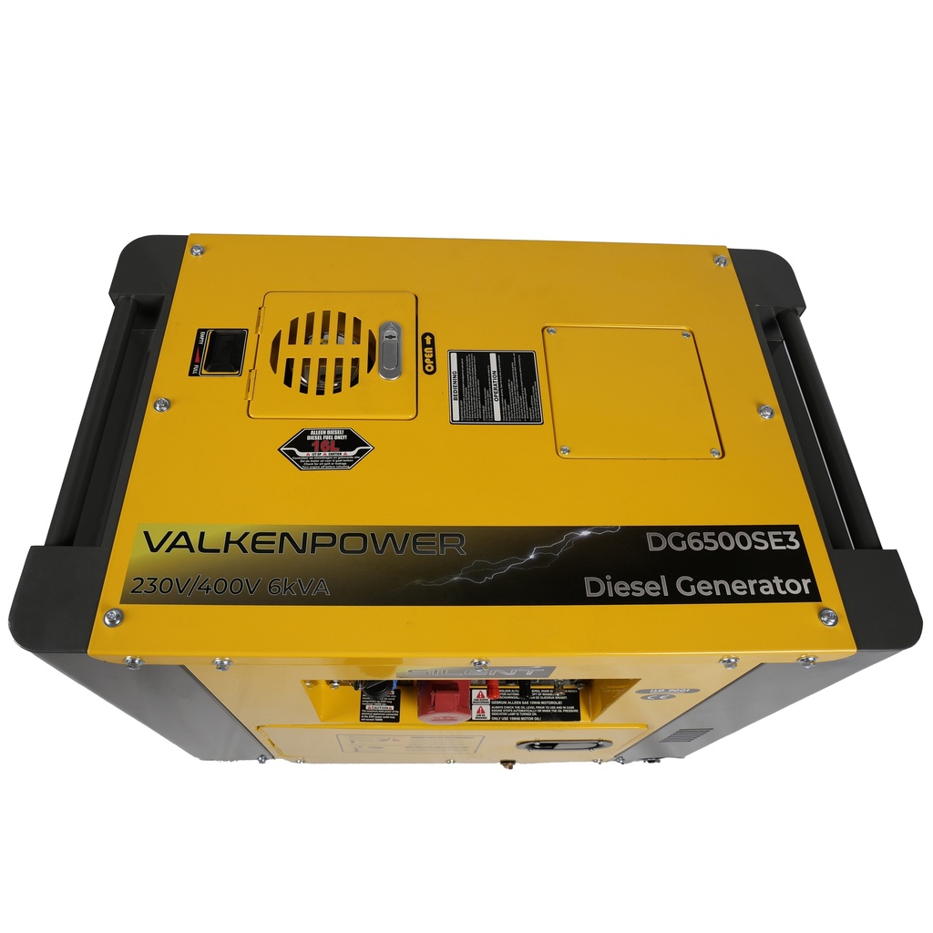 Diesel generator set geluidsgedempt 230V 5kW met ATS aansluiting - Afbeelding 5